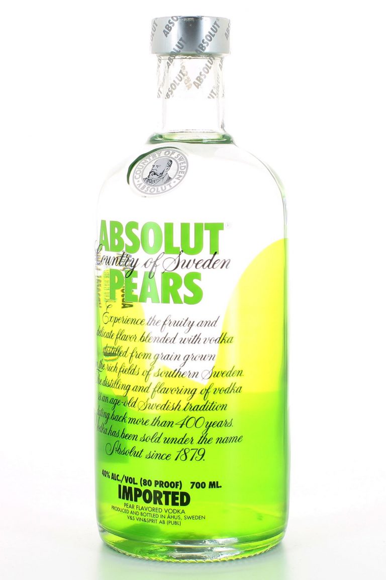 Absolut Vodka Flavored In Pears Pear Ml Drinkland