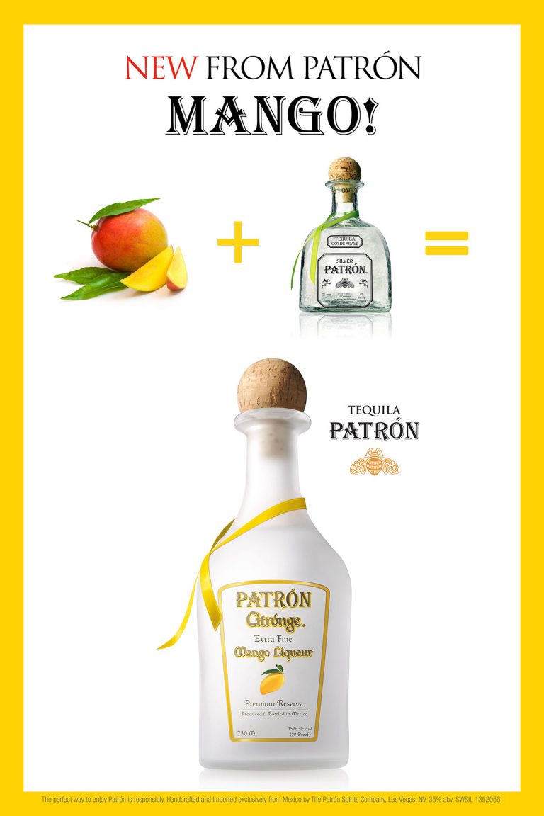 Patrón Citrónge Extra Fine 35 Mexico Mango Liqueur 750mL Drinkland