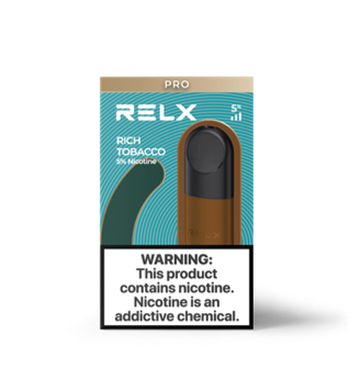 RELX Infinity Pod Rich Tobacco – Cotton Atomizer 5% Single Pack 01