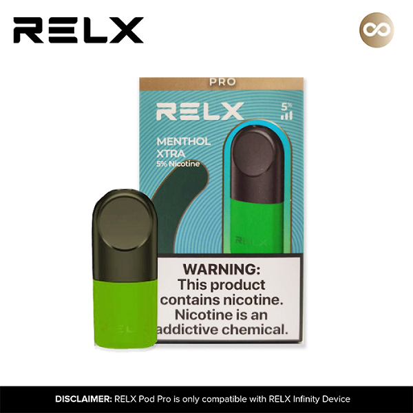 RELX Infinity Pods Menthol Xtra 5% Single Pack 01 | Drinkland