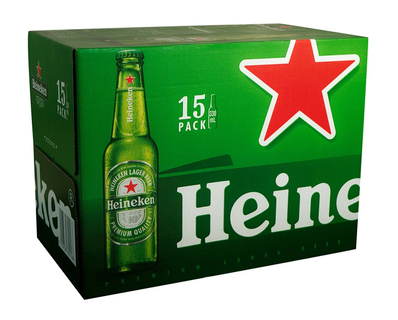 Heineken Dutch Lager Beer 15x330ml Bottles | Drinkland