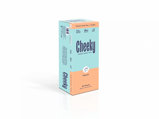 Cheeky Hard Peach Vodka Iced Tea 10x330ml Can | Drinkland