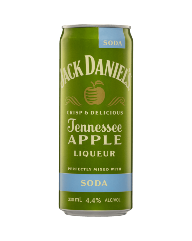 Jack Daniel’s Tennessee Apple Soda 4pk Can 330ml Drinkland